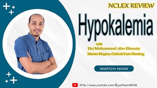 كورس Hypokalemia ǁ def , types, causes, signs, symptoms and nursing interventions ǁ NCLEX