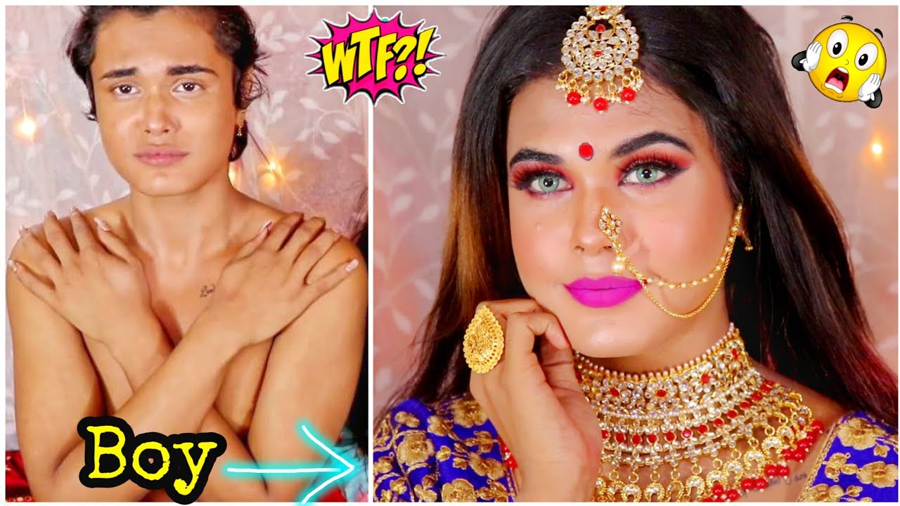 I Transformed a BOY into a BRIDE Ft. Montii Roy (Tiktok Star) | Nilanjana Dhar