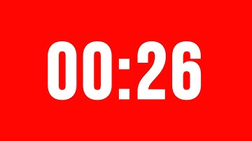 26 Second Timer With Alarm Without Music