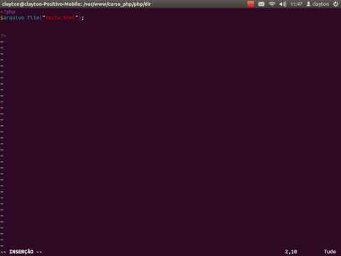 Curso de Desenvolvimento Web com PHP e MySQL   Aula 16  parte2 php manip arquivos file put get conte
