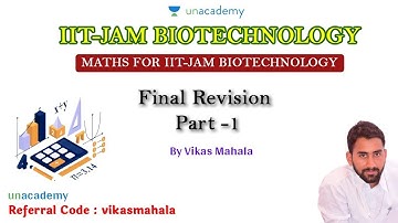 Final Revision for IIT JAM BIOTECHNOLOGY Part - 1