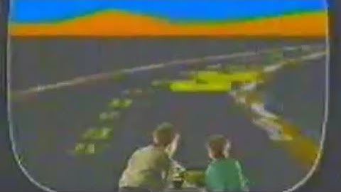 Atari Pole Position Tv Commercial | Galaxian | Kangaroo | Arcade Intellivision