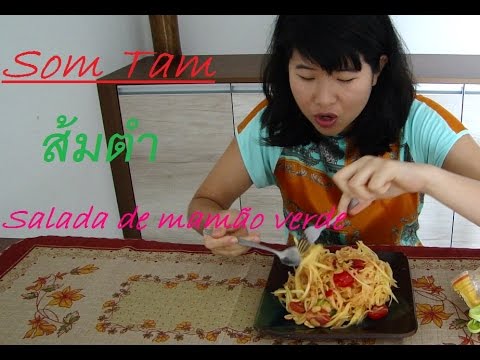 Vídeo: Como Fazer Salada Som-Tam