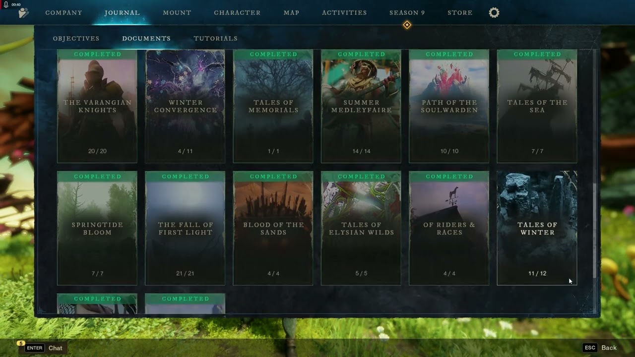 New World Lore Notes - ALMOST COMPLETED