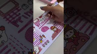 SAMANTHA MAKES A VIRAL PINK STICKER JOURNAL #viral #shortvideo #shorts #short #tiktok #video