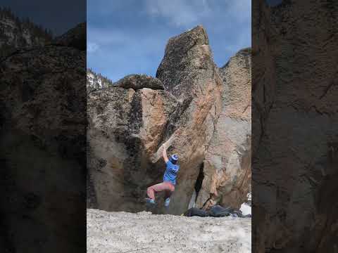 Beta Video for climb Deadbeat Dads v9, Lake Tahoe