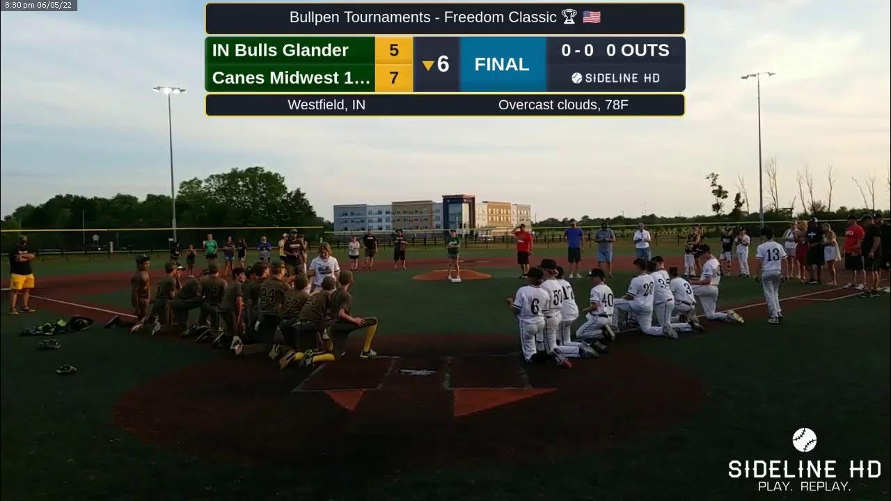 12U Canes Midwest vs Indiana Bulls Glander. Bullpen Tournaments