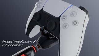 PS5 Controller 3D Animation | Made in Blender
