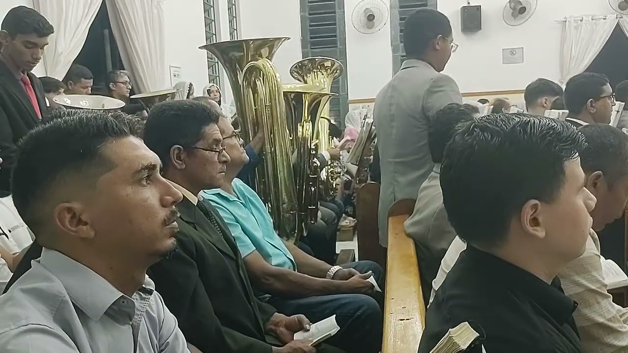 Ensaio com palavra Hino 69 Regência Irmão Adriel Ribeirão do Pinhal Paraná 