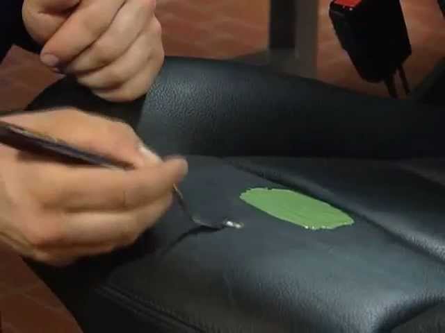 Επιδιορθωση δέρματος Επιδιόρθωση καθισματος Manios - YouTube