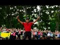 Tiger Woods Final Putt and Celebration at the 2019 Masters Tournament