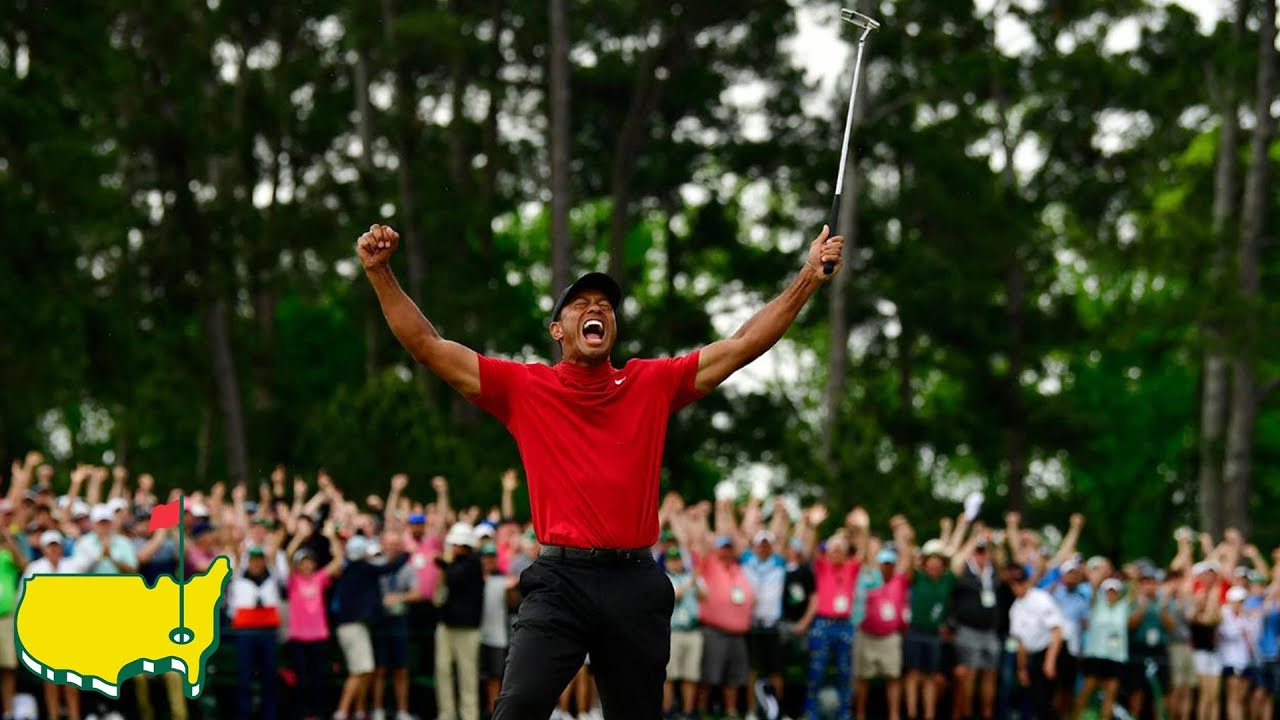 winning putt New Update Tiger Woods Final Putt and Celebration at the 2019 Masters Tournament