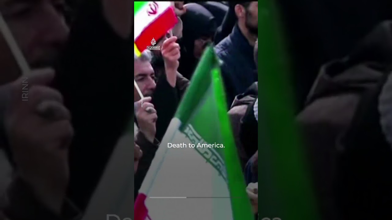 أُقيمت جنازة لكبار القادة الإيرانيين الذين قُتلوا في غارات أمريكية إسرائيلية | AJ #shorts