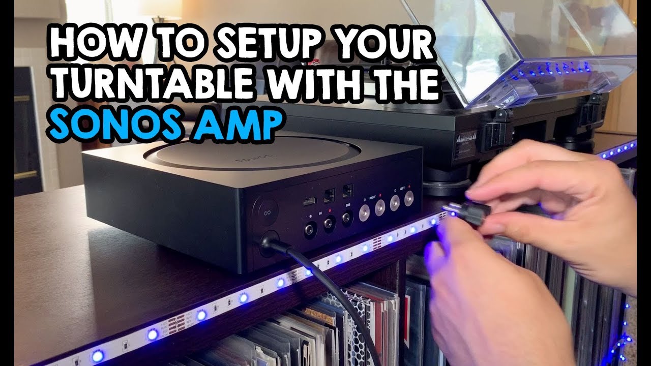 How to connect a turntable the Sonos -