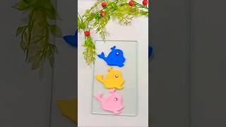 Mixing Fish DIY Clay 🐠 | Relaxing ASMR💫 #asmr #diy #craft #relaxing #shortsfeed #shorts #trending