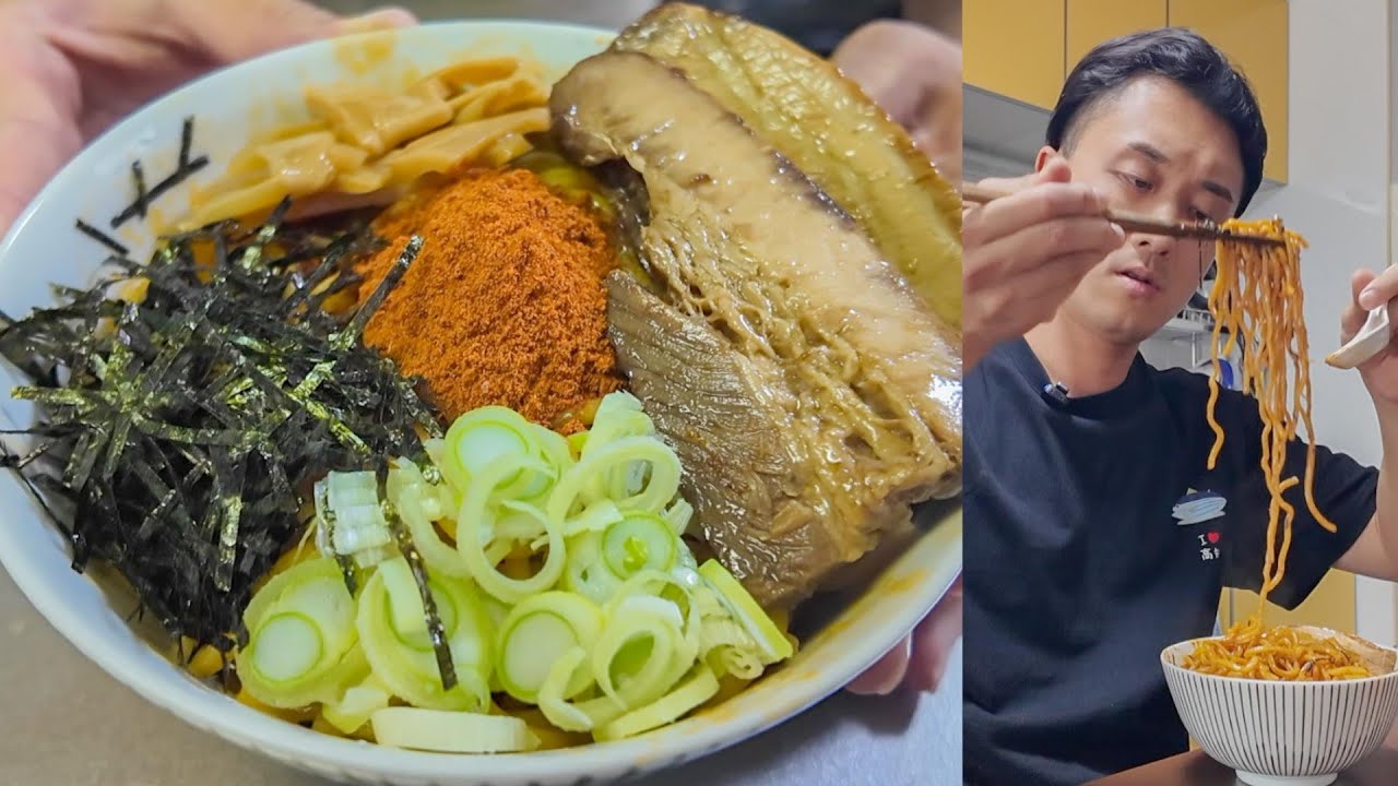 「辛辛魚まぜそば」を発見したのでとりあえず2玉だけご飯と一緒に味見してみる