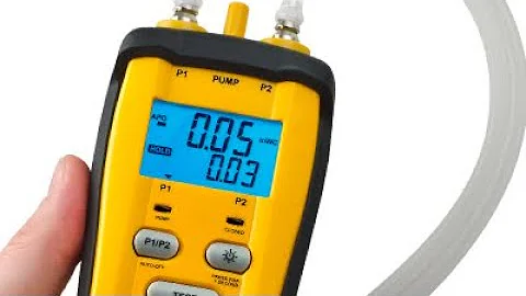 How To Use A Manometer For Gas Pressure (Rheem Furnace)