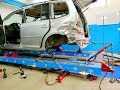 Volkswagen Touran.  Вытяжка ну ооочень крепкого кузова.