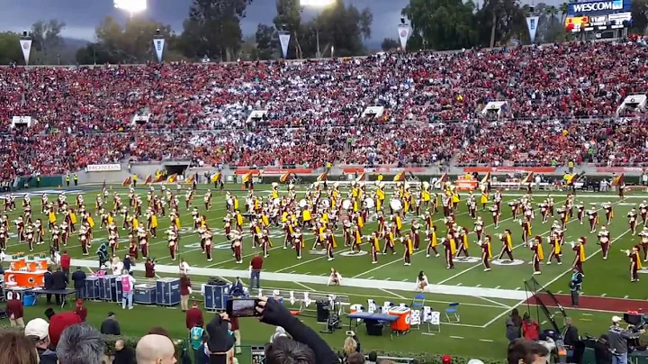 2017 Rosebowl Game USC marching band Performance