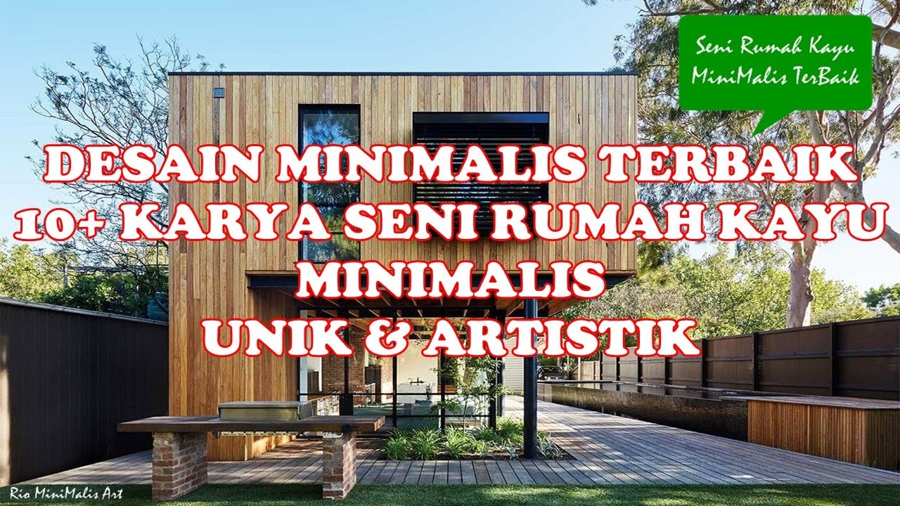 Desain Rumah Kayu Minimalis 2 Dan 1 Lantai Yang Sederhana Youtube