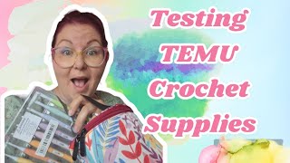 Testing TEMU crochet supplies  Under £10 crochet supplies!