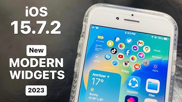 iOS 15.7.2 New Modern Widgets for iPhone (2023)