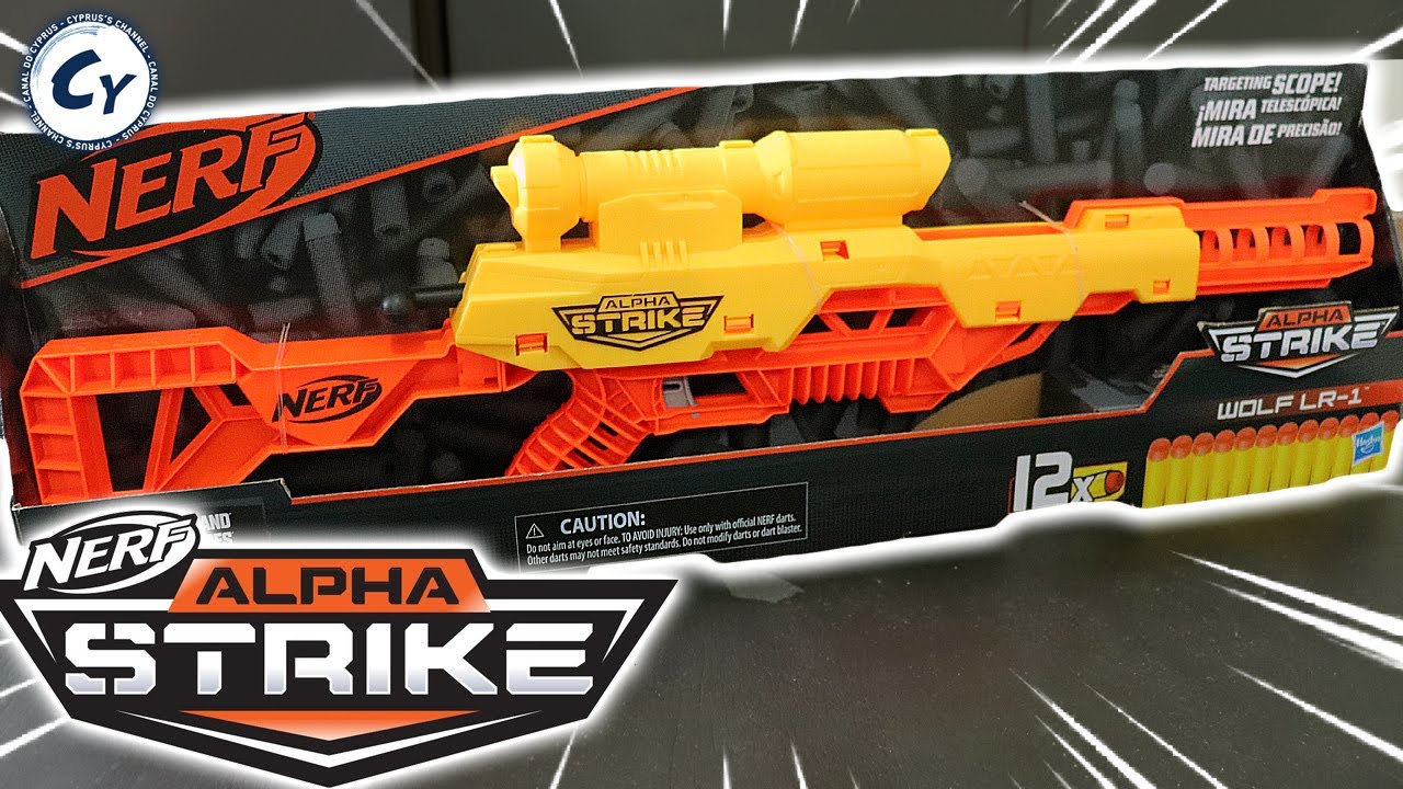 Nerf Alpha Strike Wolf LR-1 Blaster