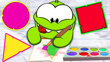 Learn Secondary Colors With Om Nom | Cute Learning Videos For Toddlers