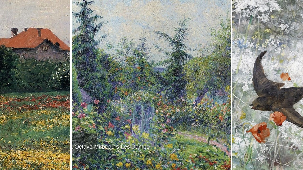 Impressionist Art TV — Silent Art Gallery · September 20 Morning | Garden and Henhous… & others