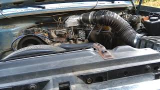 Volvo 740 Redblock Engine Run-On Dieseling