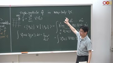 高等固態物理(B) - Lec08 二次量子化-單粒子系統 Second quantization-one particle system