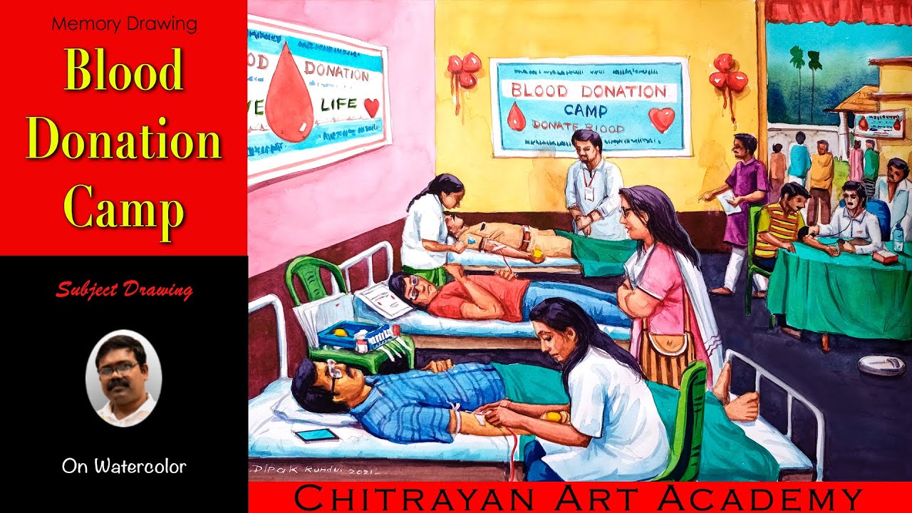 How To Draw World Blood Donation Day || Blood Donation Poster || Save Blood  Save Life Poster || - YouTube