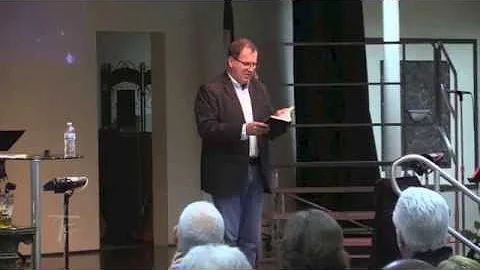Pastor Ken Behr speaking at Christ Family Church
