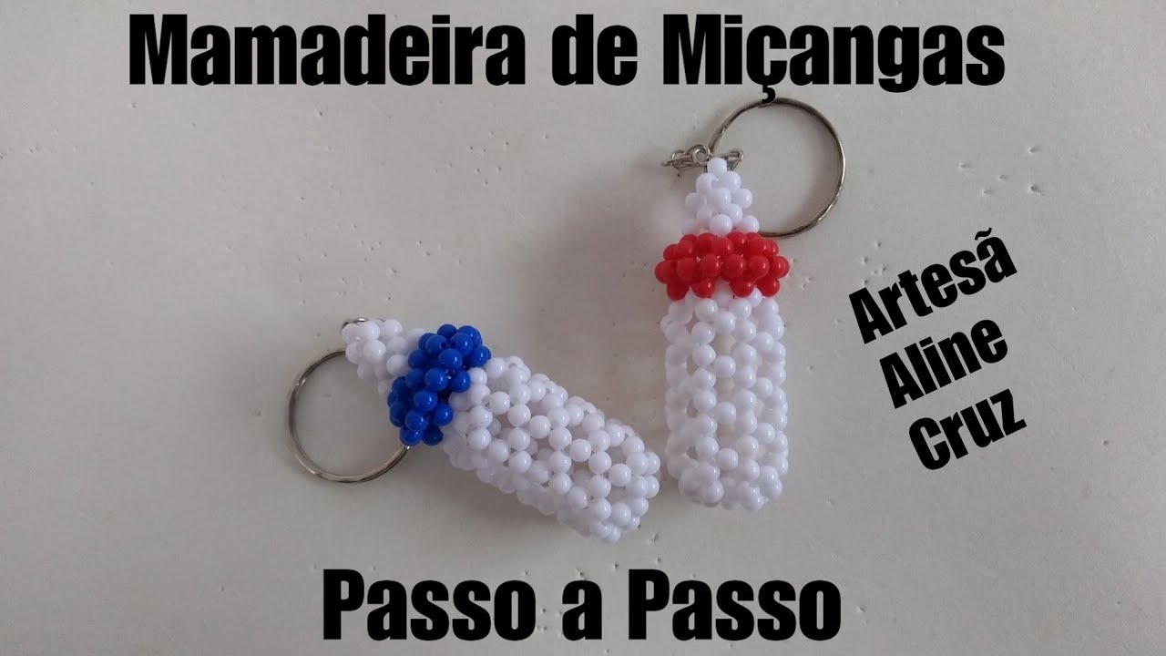 Mamadeira de Miçangas- Passo a Passo | Lembrancinhas maternidade 🍼