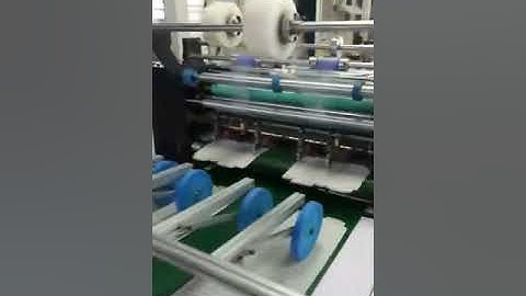 Double channel Automatic window patching machine for paper tissue box