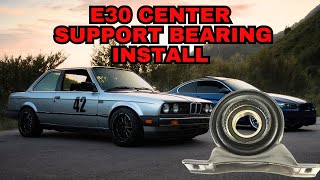 Swapping the E30's carrier bearing