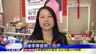 20160220中天新聞 水管毀分區供水 虎尾寮民眾半夜搶水
