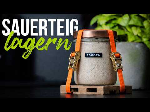 Properly storing sourdough starter – this is how your sourdough starter stays healthy for a lifetime