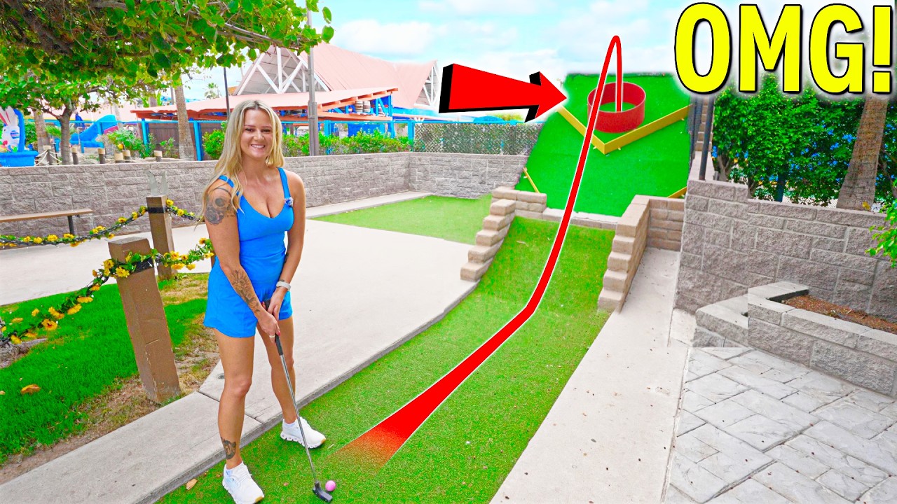 My BEST Hole in One EVER! Epic Mini Golf Course!