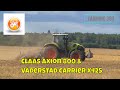 Tillage 2018 | Claas Axion 800 & Väderstad Carrier X425 disc harrow