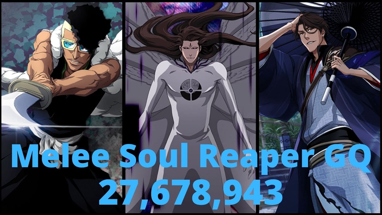 Melee Soul Reaper GQ with Max Transcended Flyzen Bleach Brave Souls