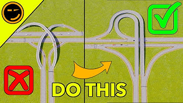 Smooth Trumpet Interchange in Cities Skylines, Easy  Vanilla Tutorial