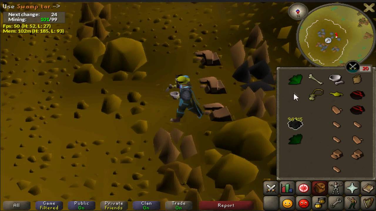 Mining: 200m Xp