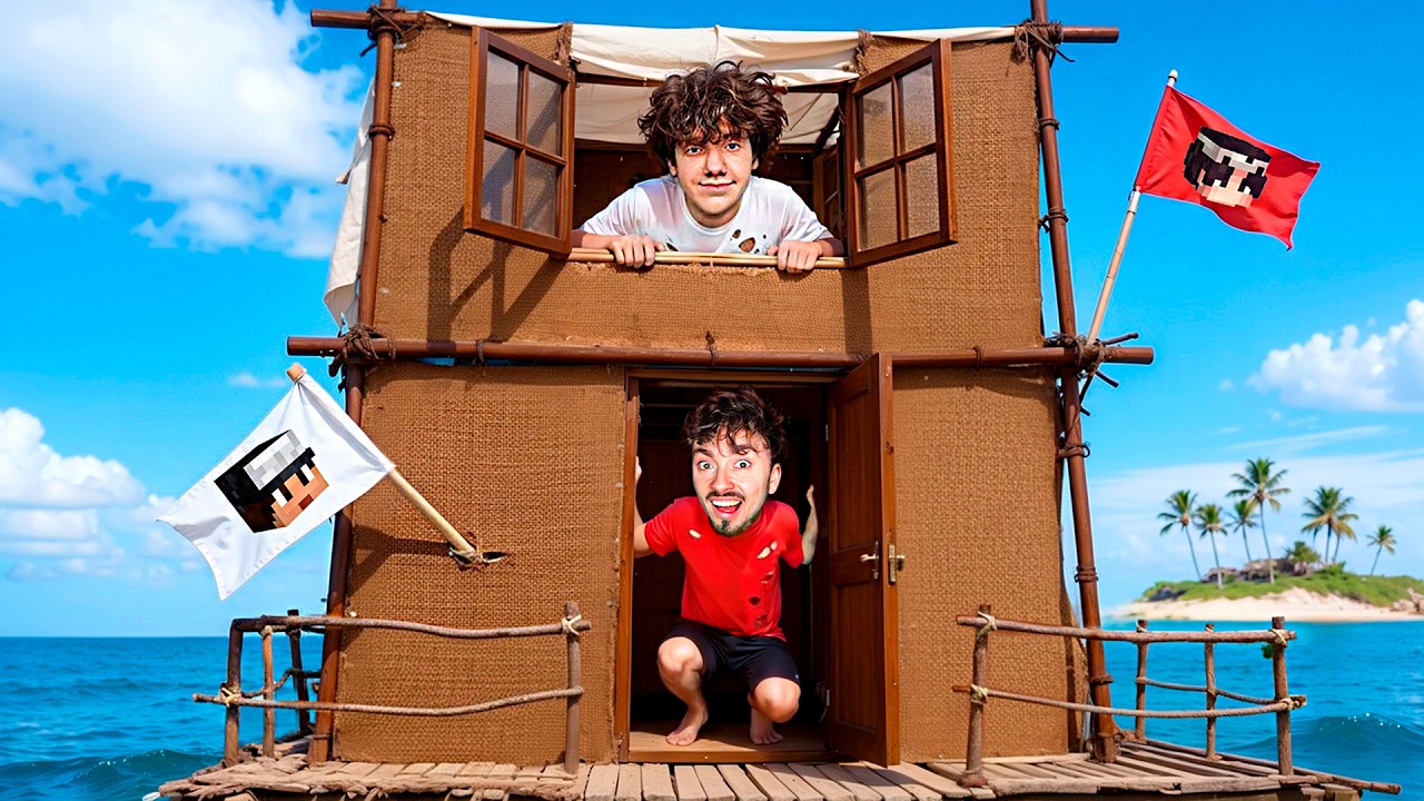 МЫ УЛУЧШИЛИ ПЛОТ НА ОДНОМ БЛОКЕ В ОКЕАНЕ В МАЙНКРАФТ!