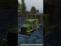 TRANSPORTING WOODEN LOGS FROM RIVER🙉 #universaltrucksimulator #shorts #short
