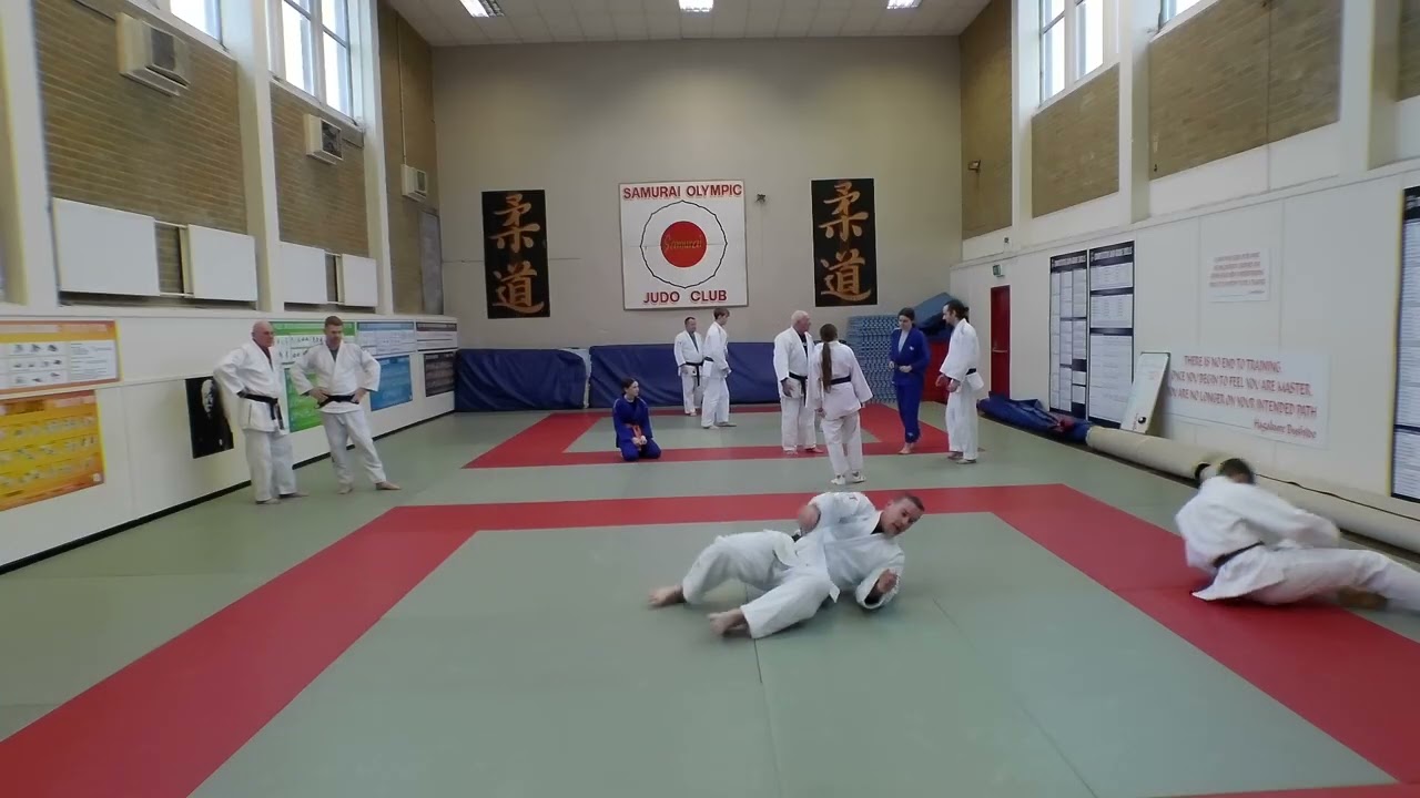 Damon McGarvie running through Nage No Kata