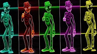 Dame tu Cosita VS Patila VS Me Kemaste VS Alien Green VS Bad Santa Color dance challenge