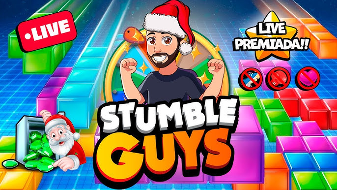 🔴 STUMBLE GUYS AO VIVO 🔥 BLOCK DASH LENDÁRIO 🔥 JOGANDO COM INSCRITOS! 💫  