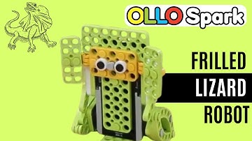 Code with a FRILLED LIZARD Robot! (STEAMCUP) OLLO SPARK Robotics Kit