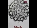 easy mandala art for begginers/@DreamyDoodles_Hub #shorts #trending #drawing